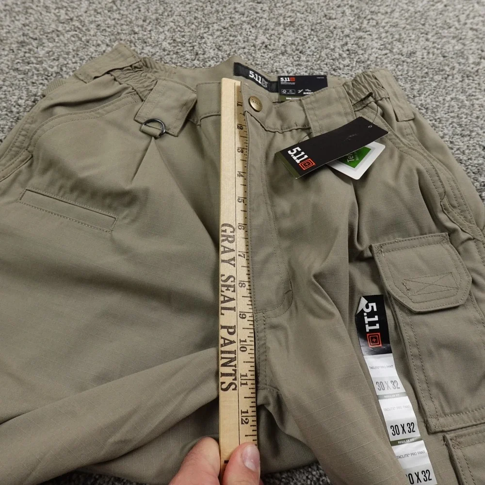 NEW 5.11 Tactical Pants Mens 30X30 Beige Taclite Pro Ripstop Cargo‎ Utility Work